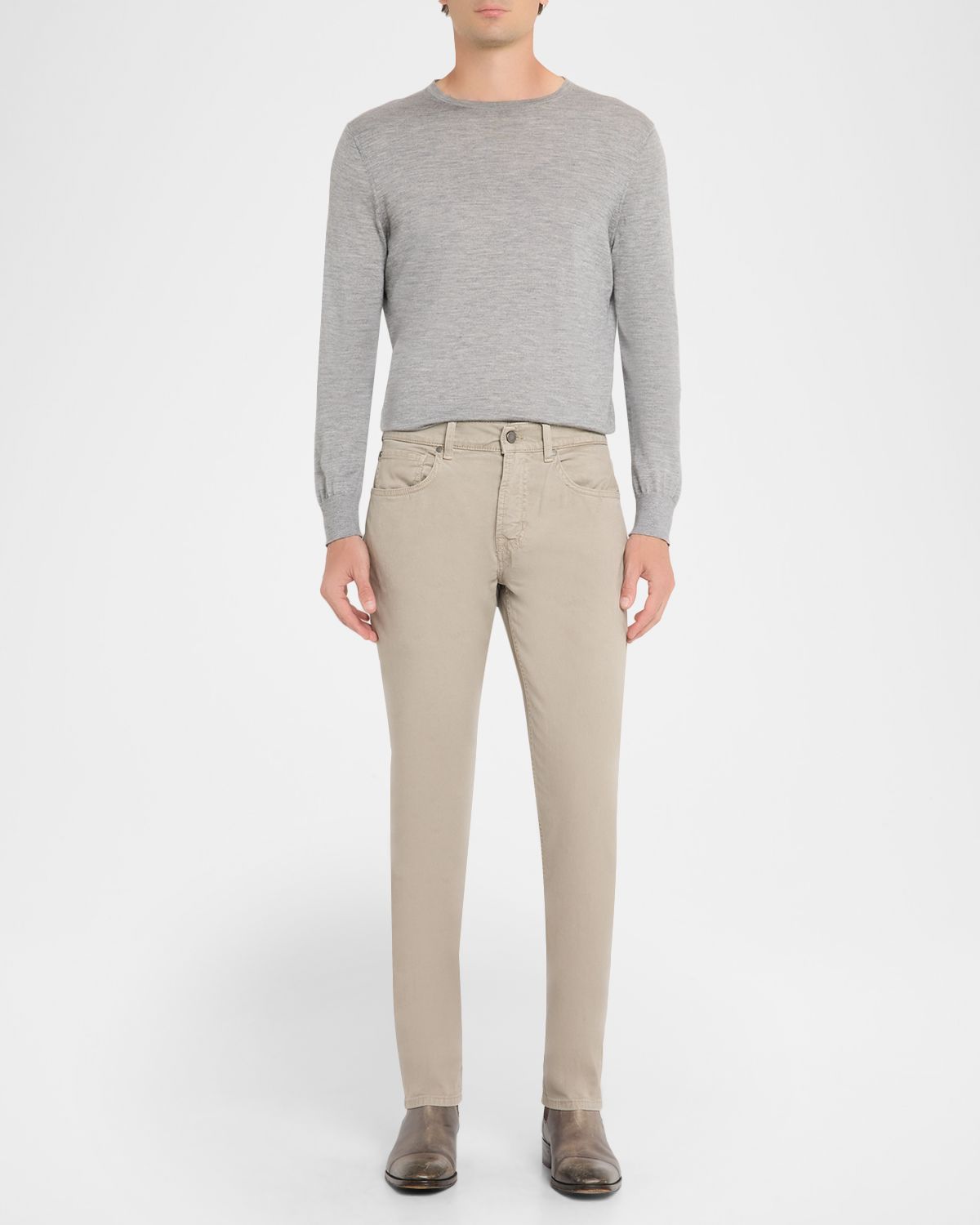 7 for all mankind Men 's The Straight Slim Five-Pocket Pants | Thumbnail 5 7 for all mankind Men 's The Straight Slim Five-Pocket Pants | Thumbnail 5