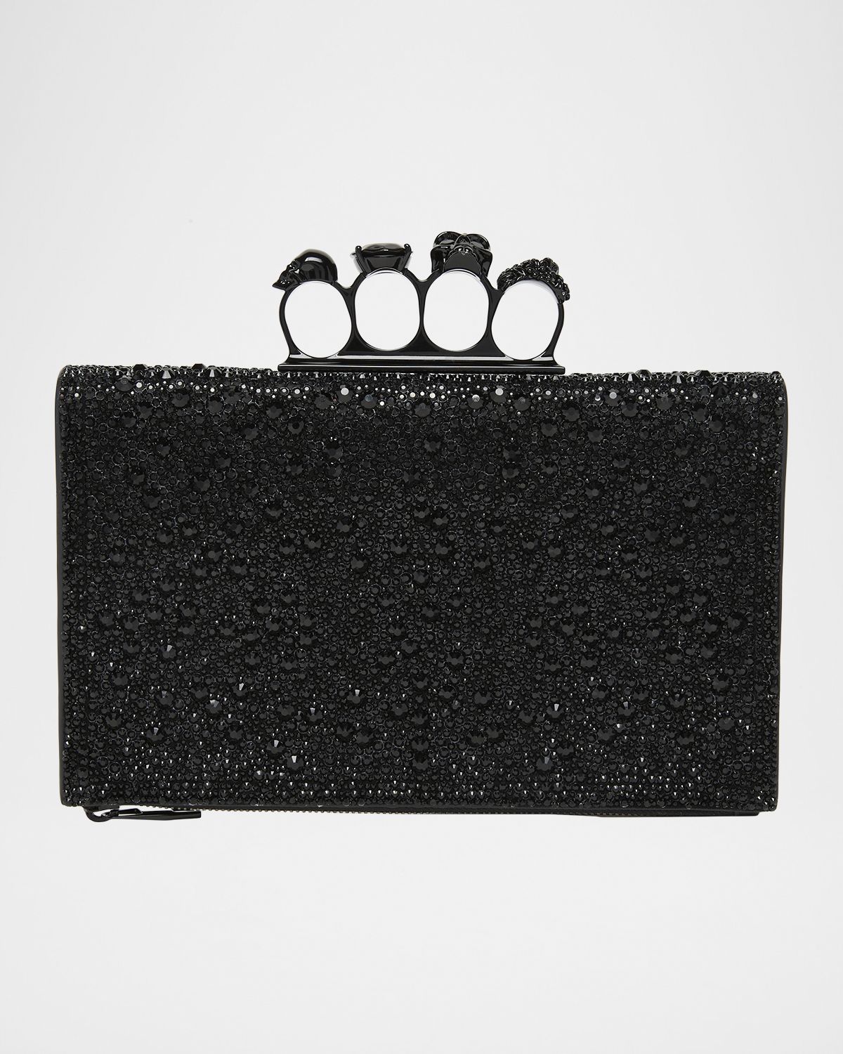 McQueen Knuckle Flat Crystal Clutch Pouch Bag | Thumbnail 7 McQueen Knuckle Flat Crystal Clutch Pouch Bag | Thumbnail 7