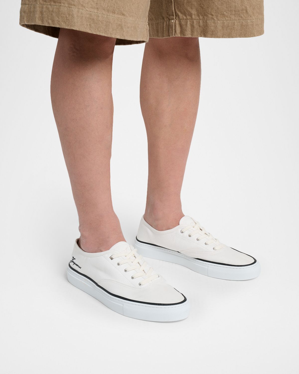 Jacquemus Men's Les Fefe Canvas Low-Top Sneakers | Thumbnail 24 Jacquemus Men's Les Fefe Canvas Low-Top Sneakers | Thumbnail 24