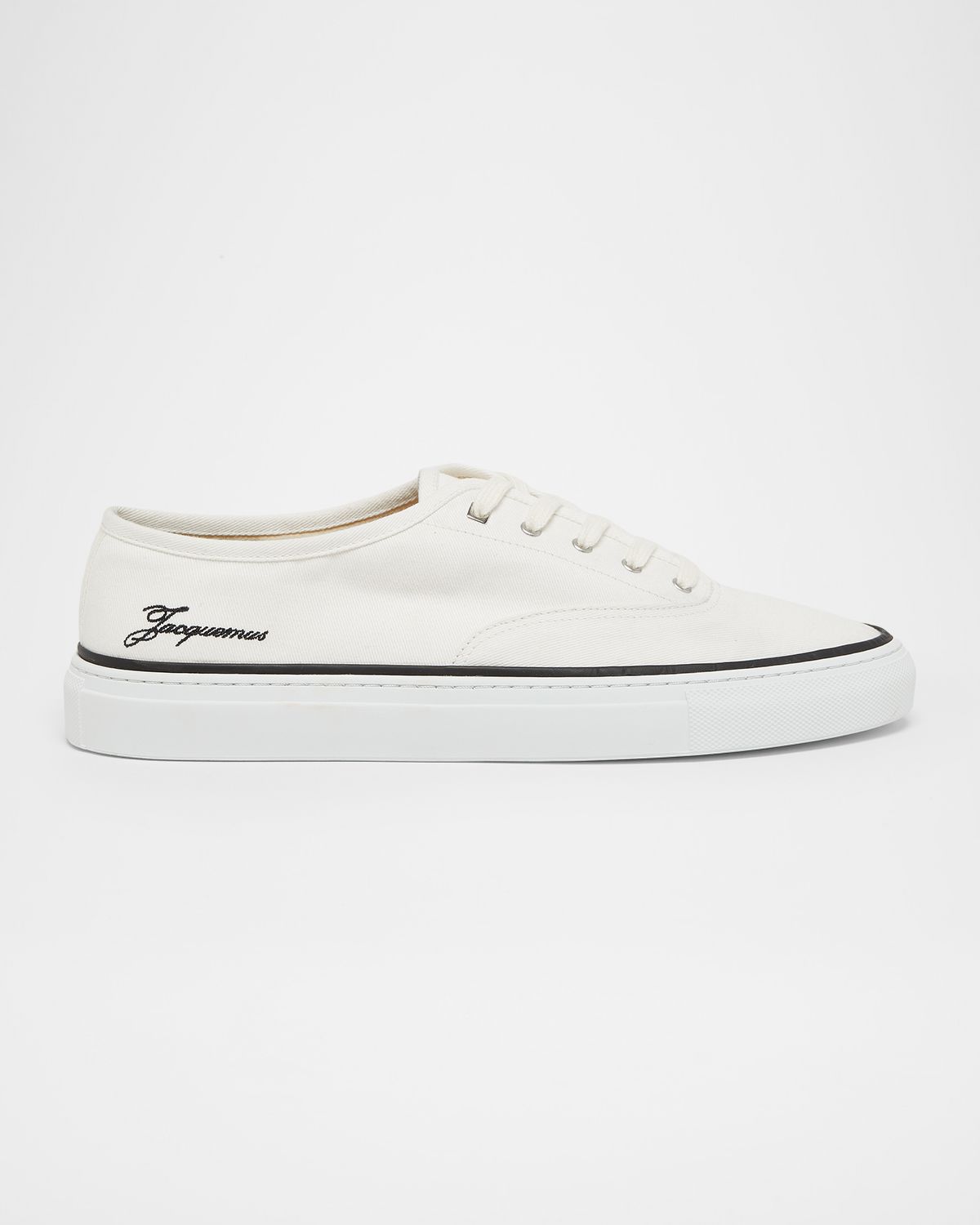 Jacquemus Men 's Les Fefe Canvas Low-Top Sneakers | Thumbnail 7 Jacquemus Men 's Les Fefe Canvas Low-Top Sneakers | Thumbnail 7