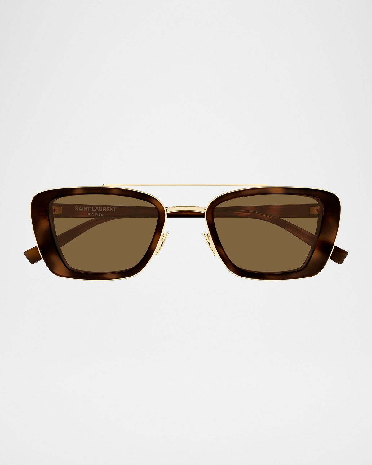 Saint Laurent 50mm Acetate & Metal Rectangular Sunglasses | Thumbnail 4 Saint Laurent 50mm Acetate & Metal Rectangular Sunglasses | Thumbnail 4