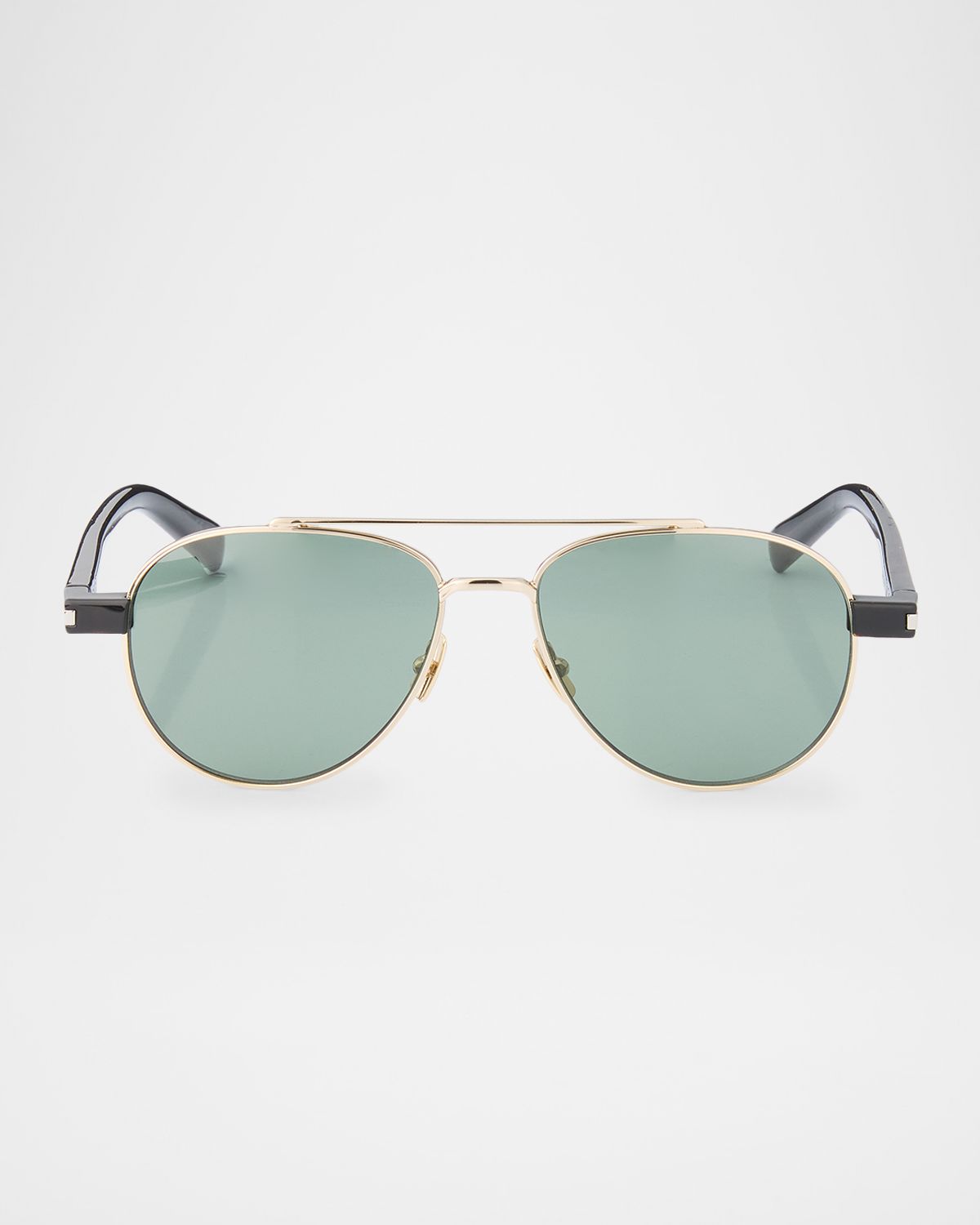 Saint Laurent Men 's 54mm Metal & Acetate Aviator Sunglasses