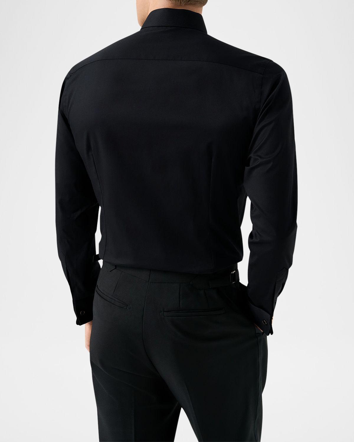 Eton Men 's Contemporary-Fit Plisse BIb Dress Shirt | Thumbnail 5 Eton Men 's Contemporary-Fit Plisse BIb Dress Shirt | Thumbnail 5