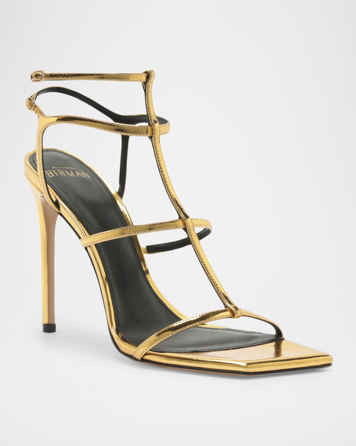 Alexandre Birman Amanda 0mm Patent Leather Gladiator Sandals