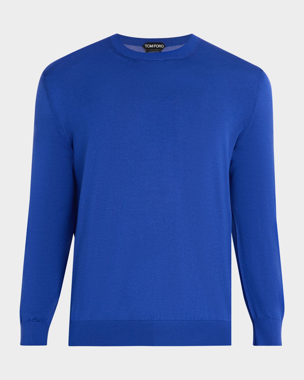 TOM FORD Men 's Silk Knit Crewneck Sweater