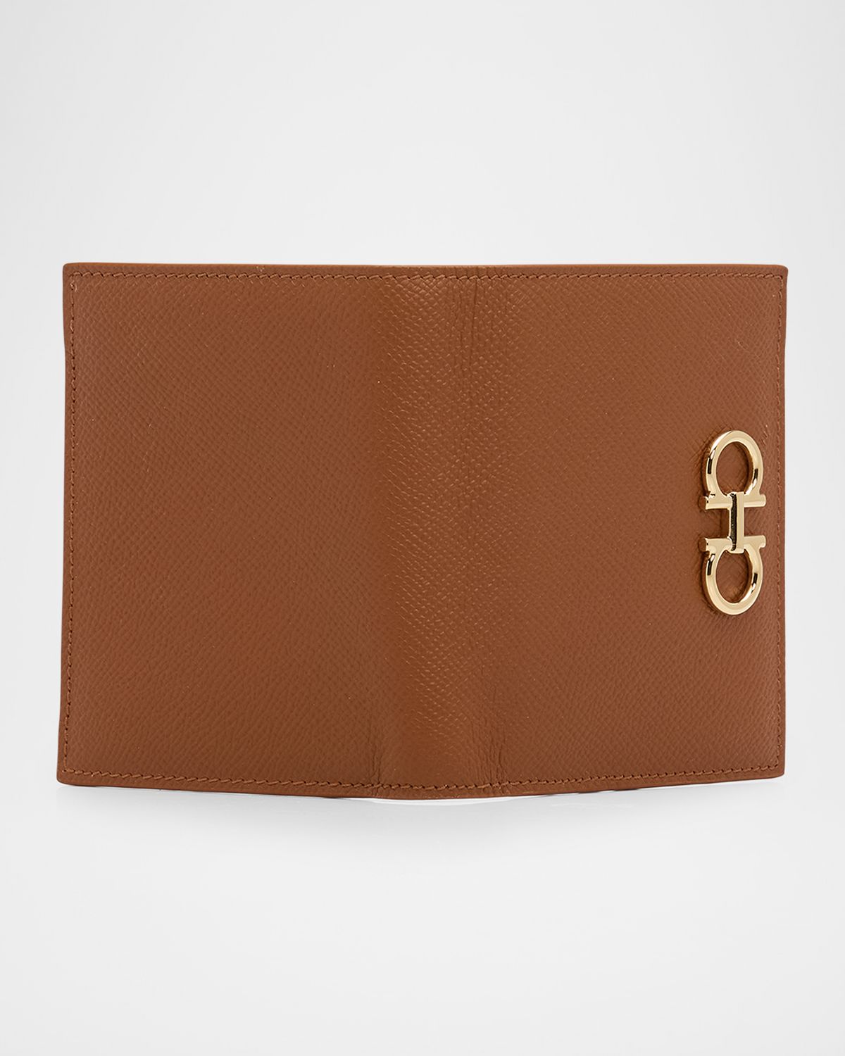 Ferragamo Gancini Compact Leather Wallet