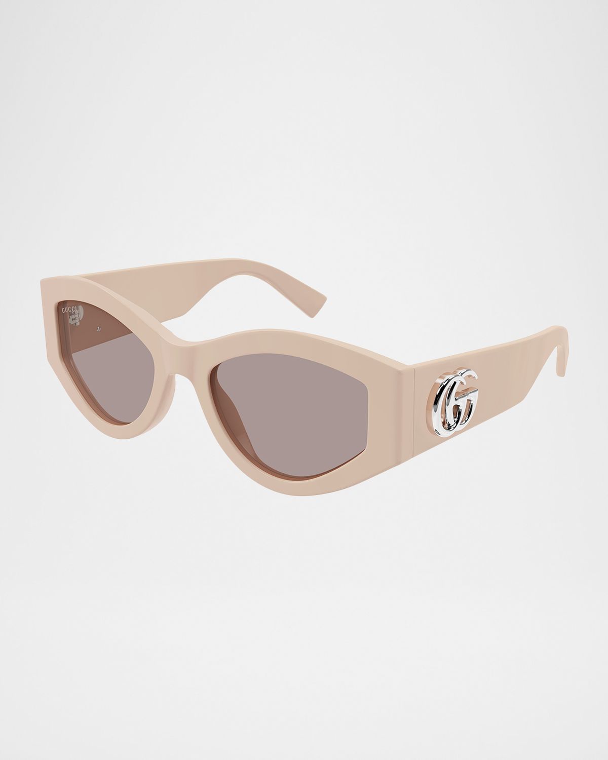 Gucci GG Extruded 53mm Acetate Geometric Sunglasses