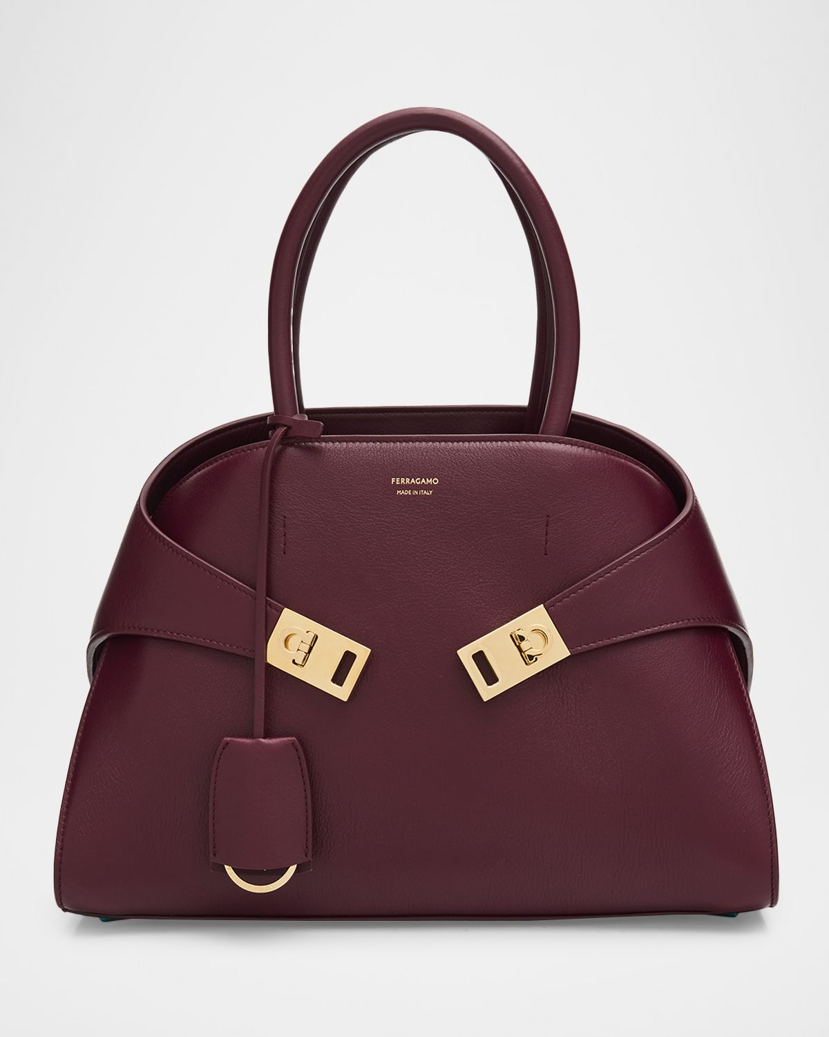 Ferragamo Hug Leather Top-Handle Bag