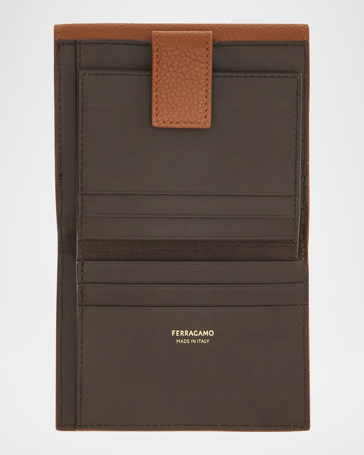 Ferragamo Gancini Compact Leather Wallet