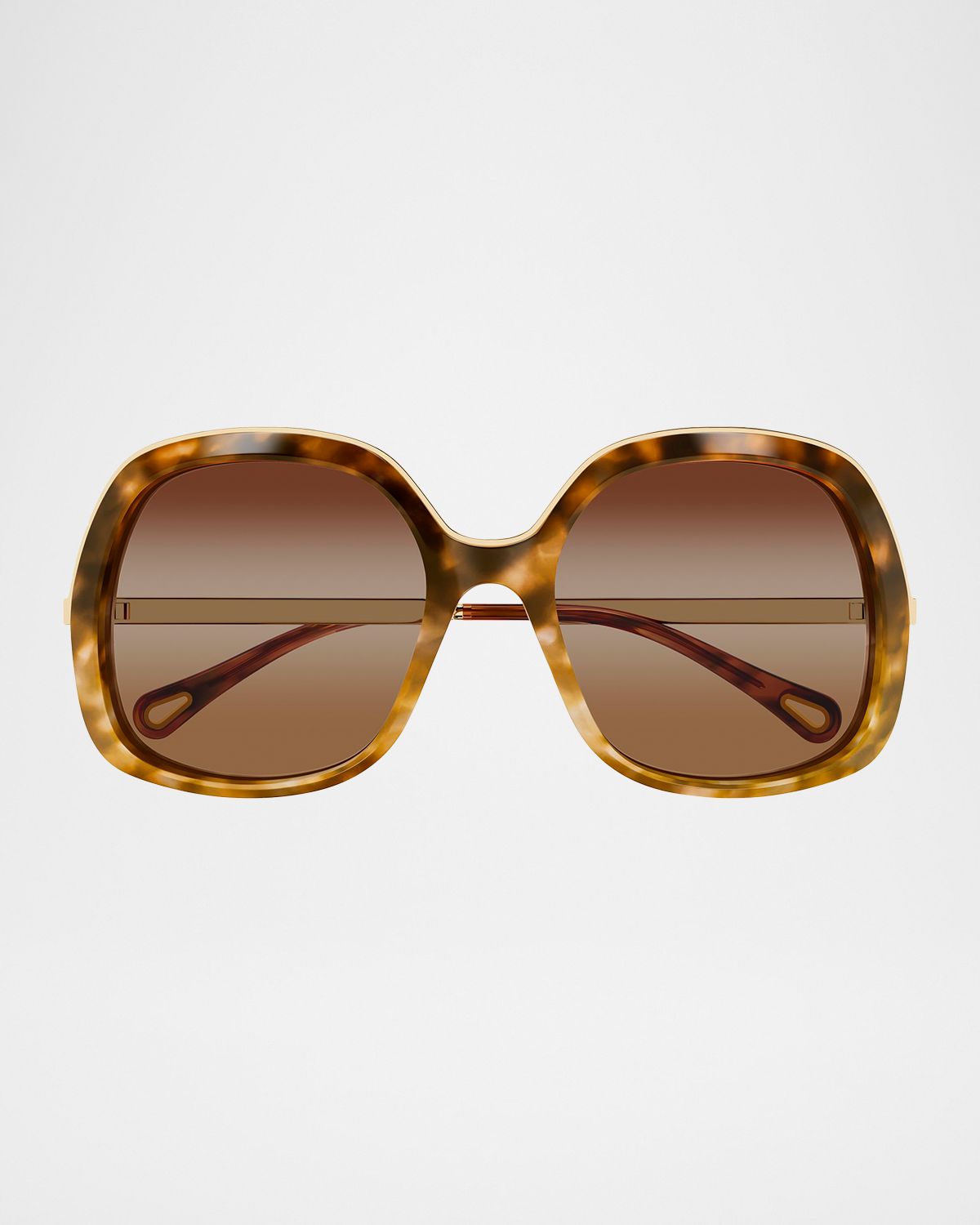 Chloe Leia 56mm Acetate & Metal Square Sunglasses | Thumbnail 4 Chloe Leia 56mm Acetate & Metal Square Sunglasses | Thumbnail 4
