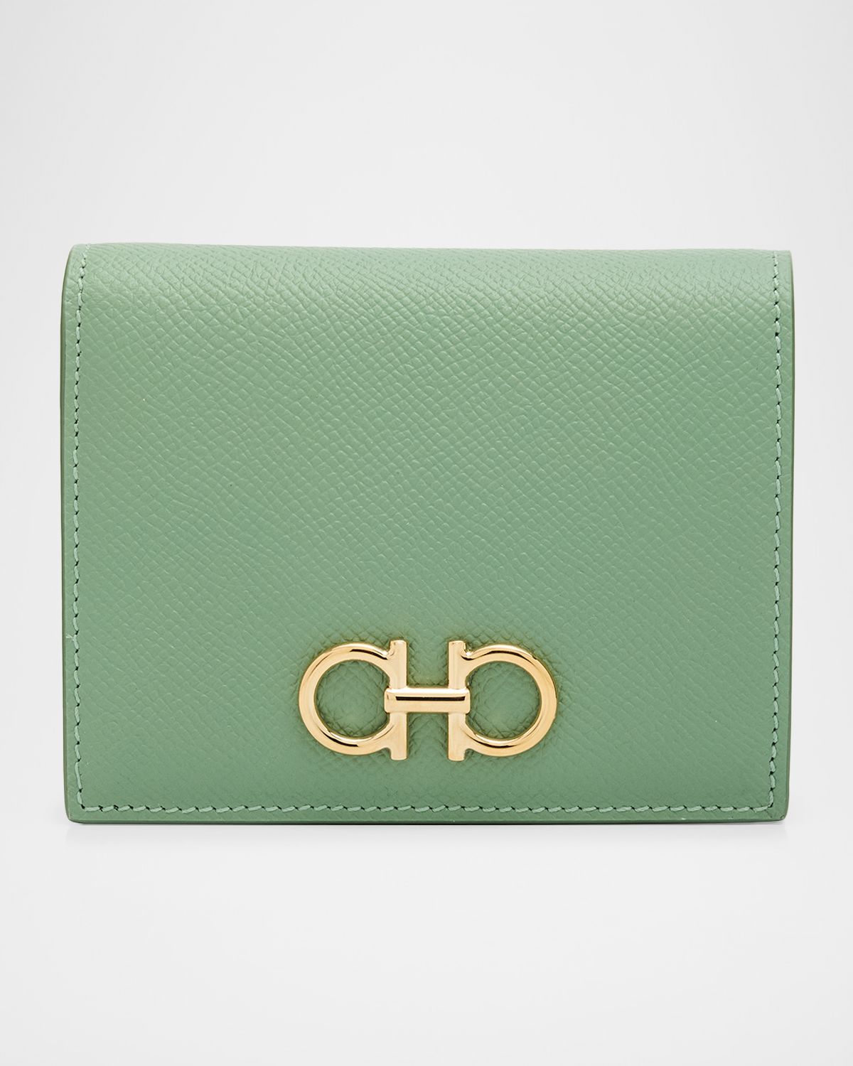 Ferragamo Bifold Grained Leather Wallet