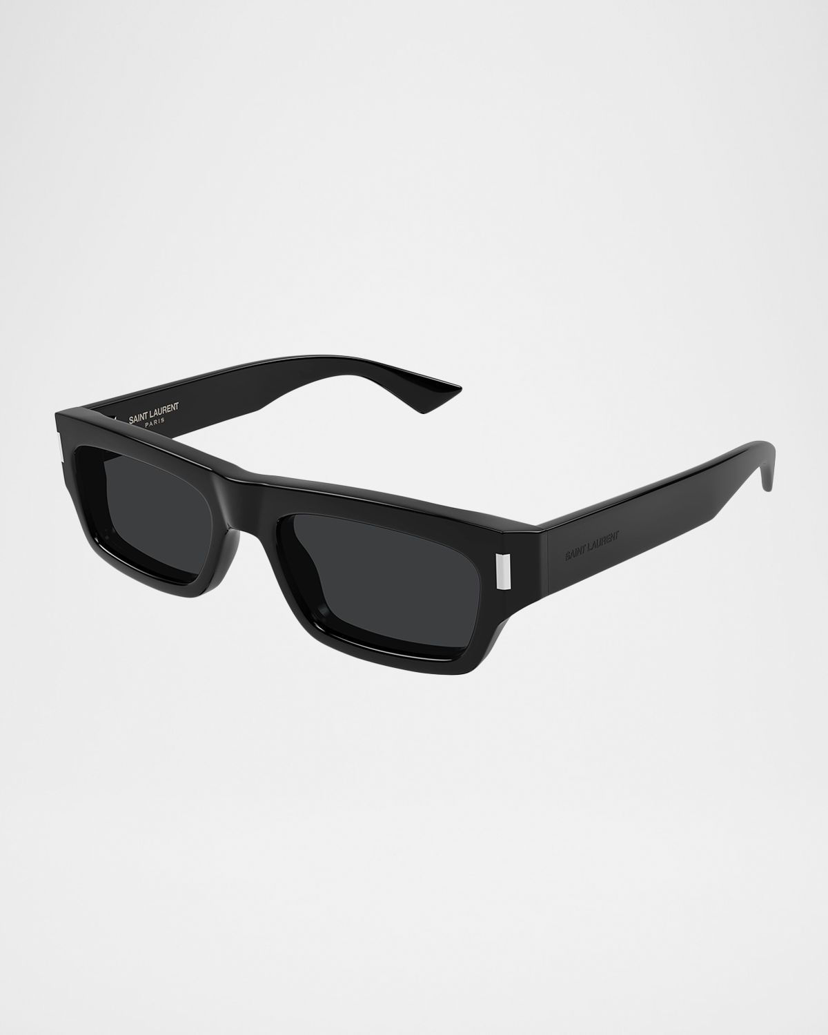 Saint Laurent Men 's Sl 837-001 Acetate Rectangular Sunglasses