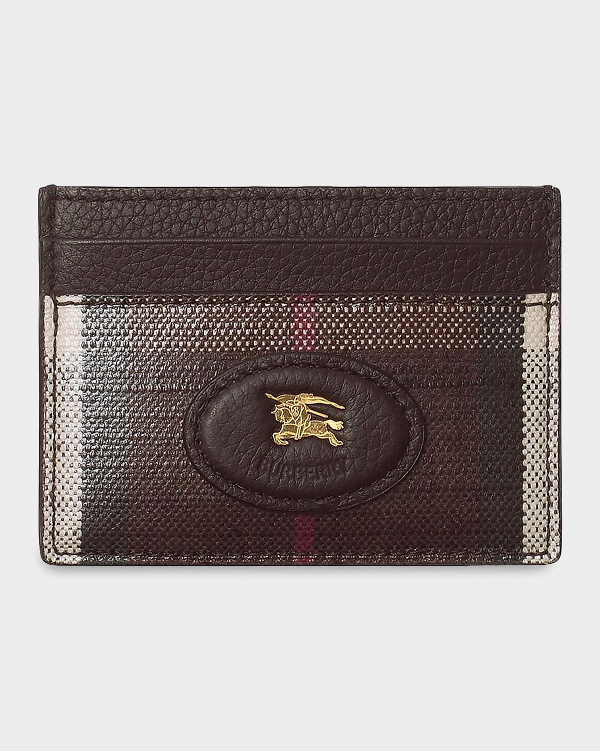 Burberry Highlands Check Card Case