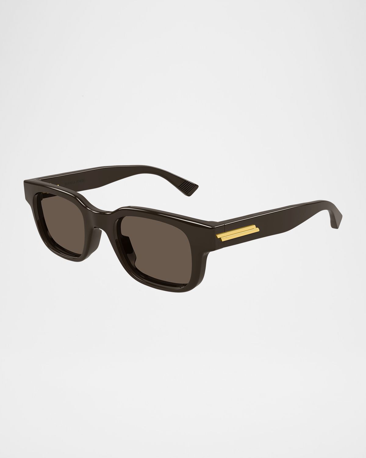 Bottega Veneta Men 's Bv1411s-003 Plastic Rectangle Sunglasses