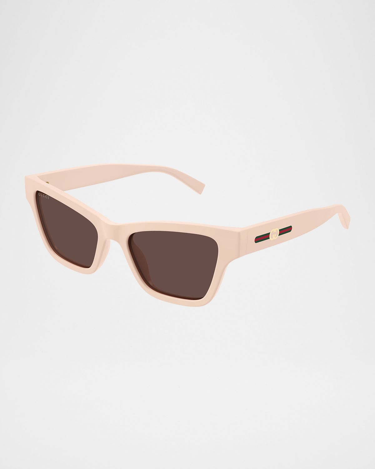 Gucci Lines 53mm Acetate Cat-Eye Sunglasses