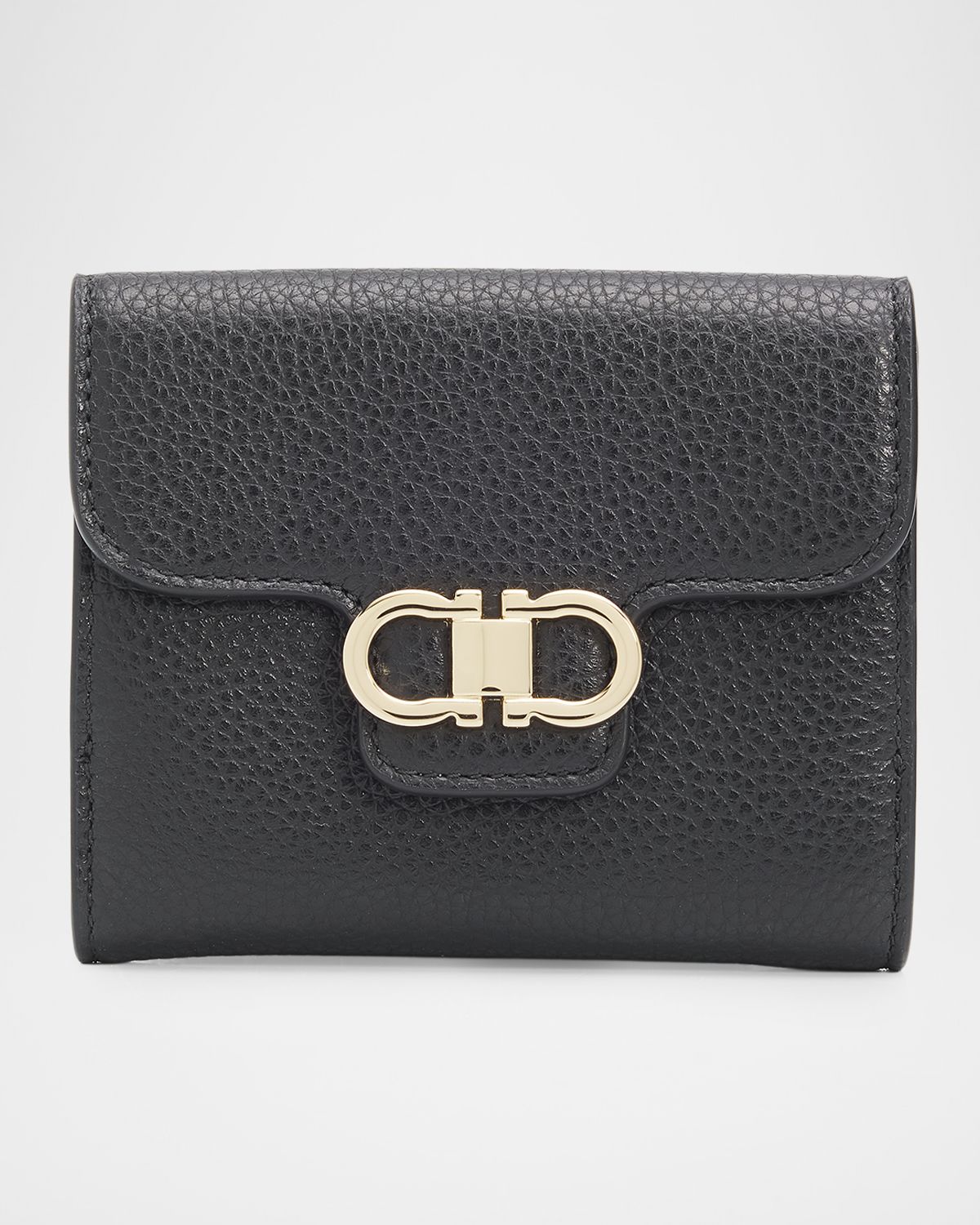 Ferragamo Portafoglio Leather Gancini Wallet