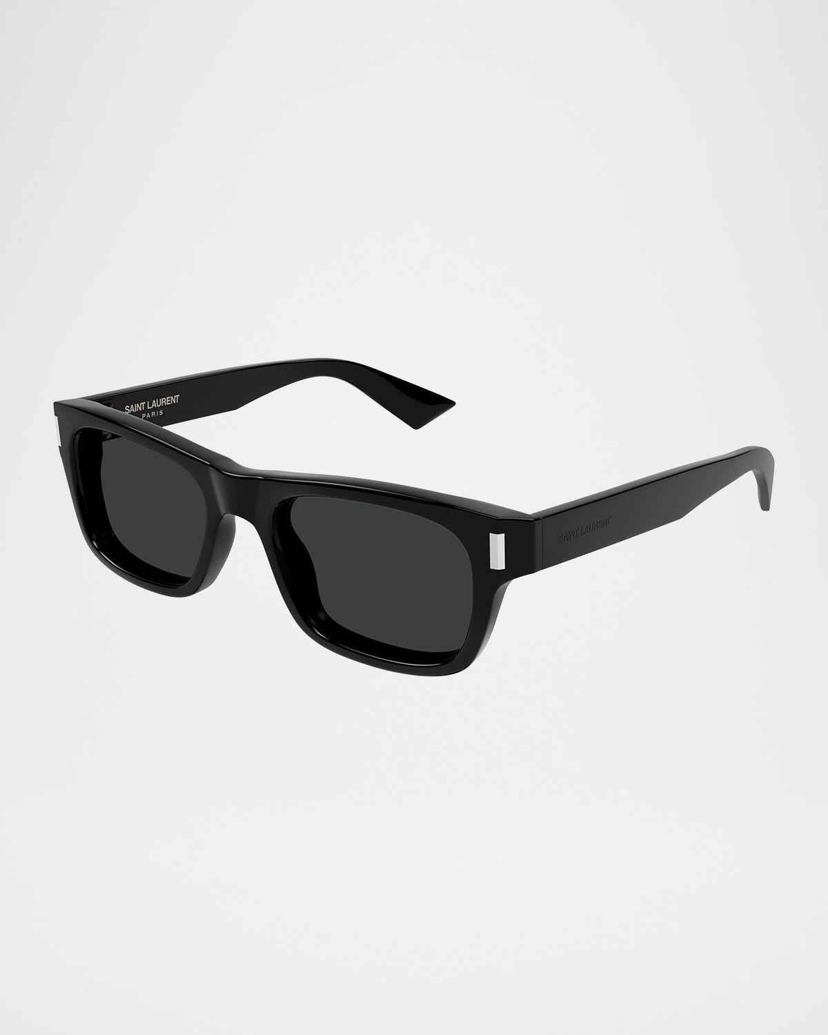 Saint Laurent Men 's SL 83-001 Acetate Rectangle Sunglasses