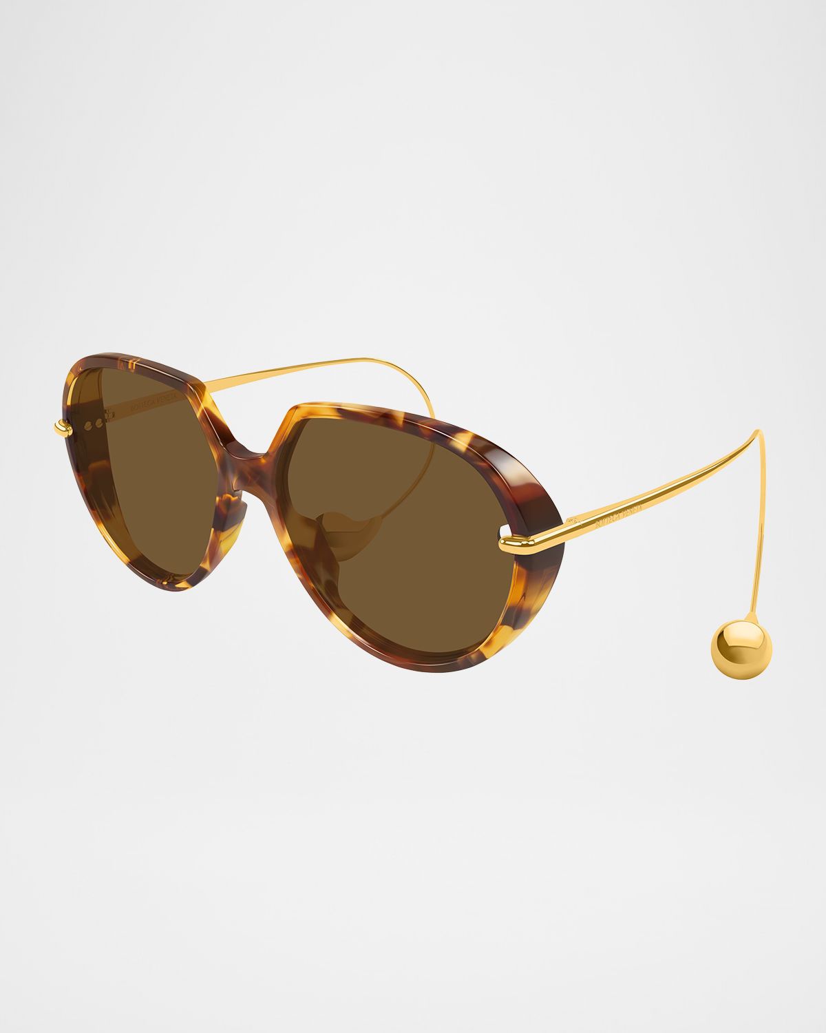 Bottega Veneta Drop Acetate Squared Sunglasses | Thumbnail 4