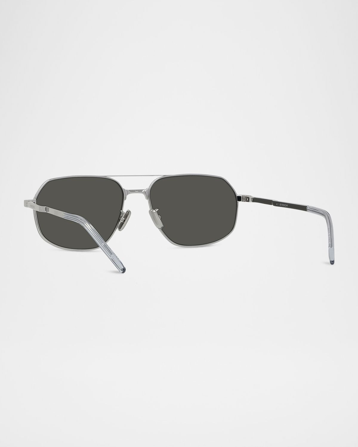Givenchy GV One 57mm Metal Aviator Sunglasses