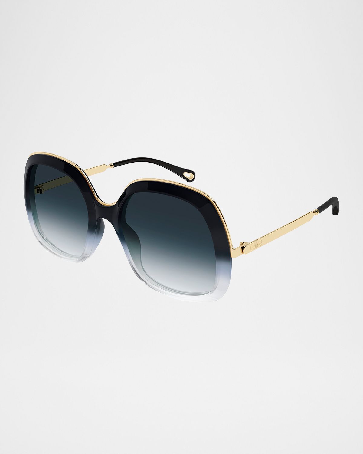 Chloe Leia 60mm Acetate & Metal Square Sunglasses | Thumbnail 3 Chloe Leia 60mm Acetate & Metal Square Sunglasses | Thumbnail 3