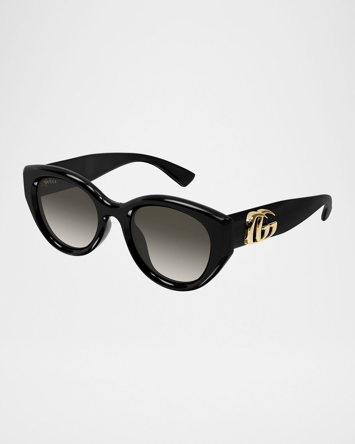 Gucci Double G 52mm Acetate Round Sunglasses