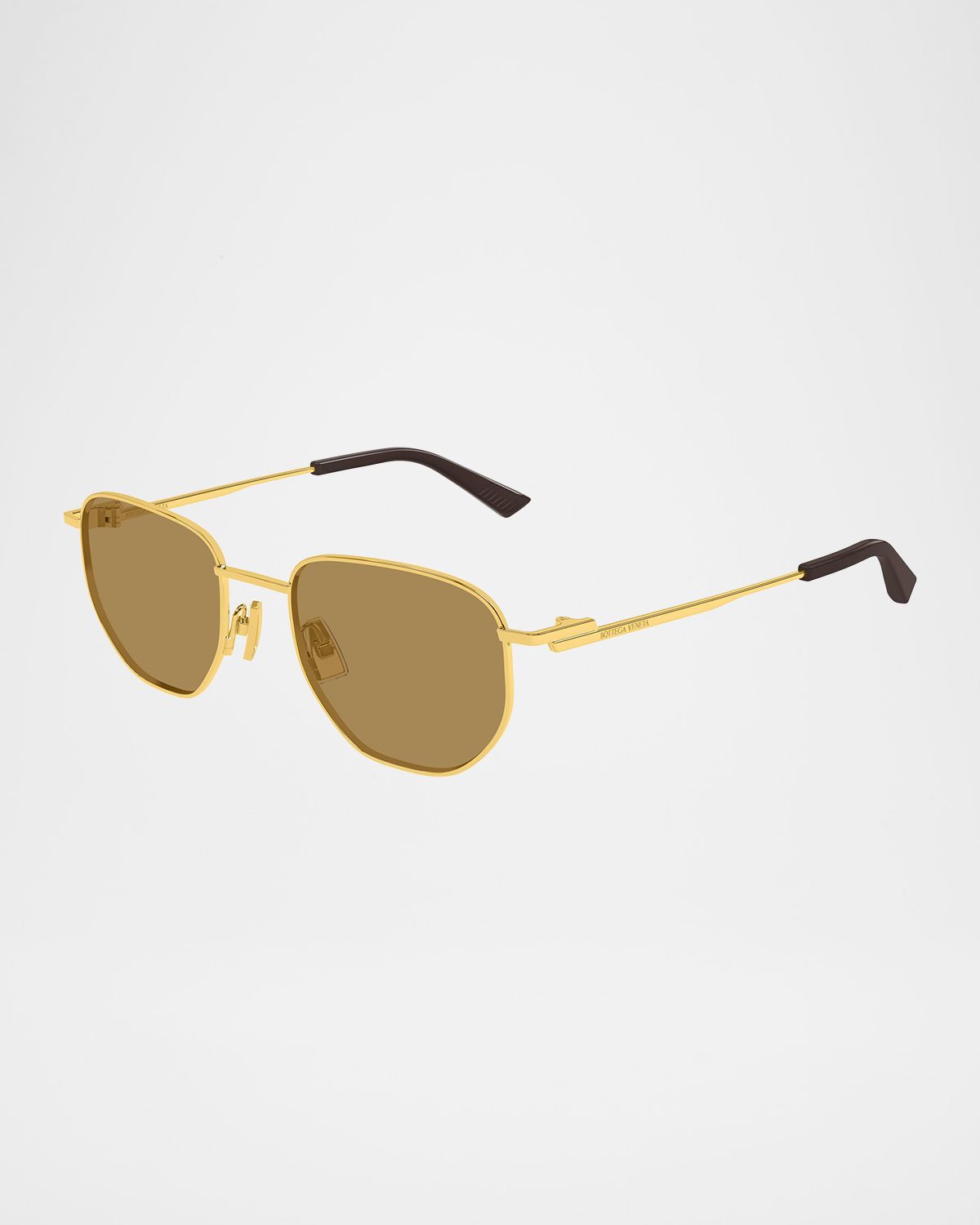 Bottega Veneta Men 's Bv1301s-007 Metal Aviator Sunglasses | Thumbnail 3