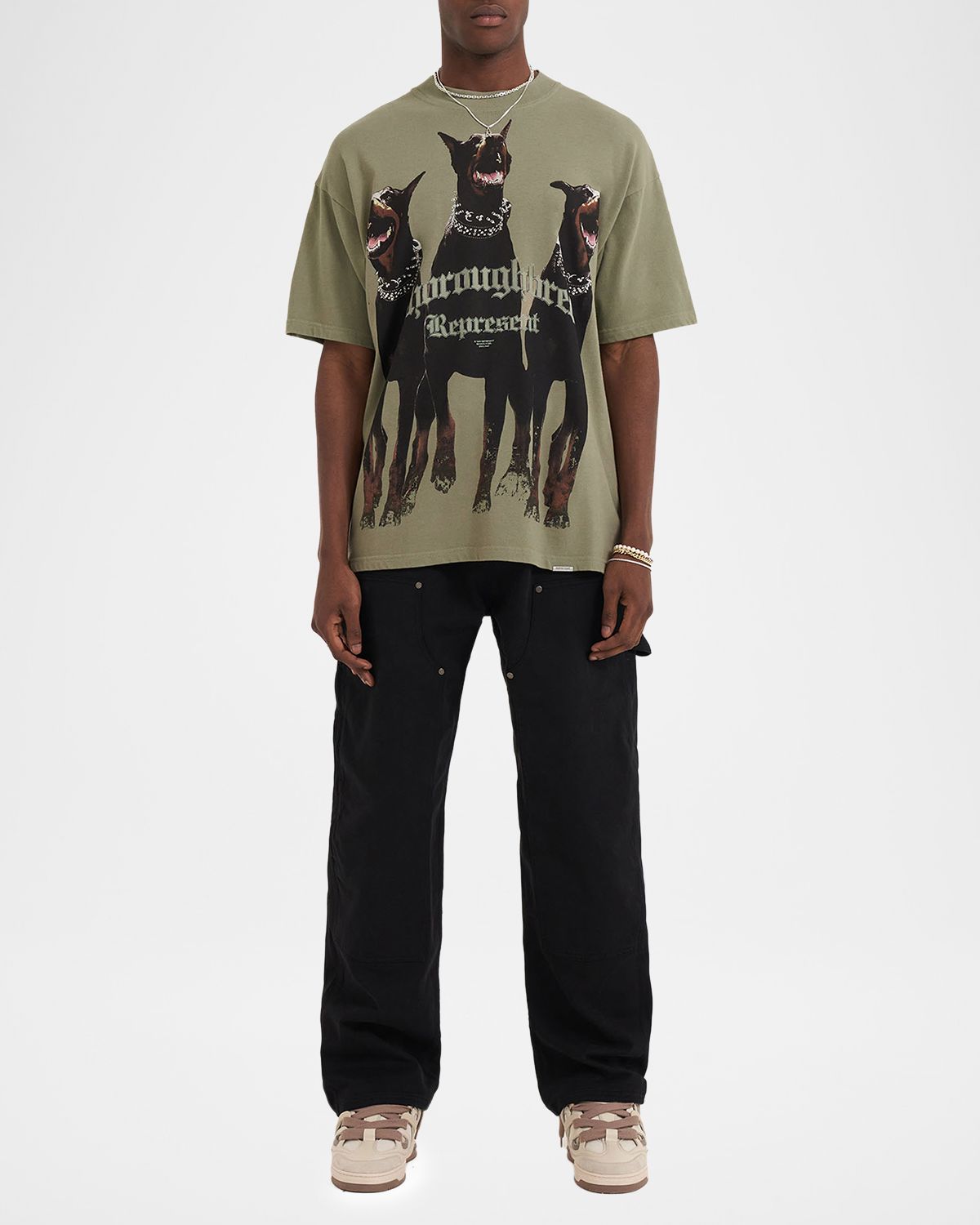 REPRESENT Men 's Thoroughbred Cotton T-Shirt