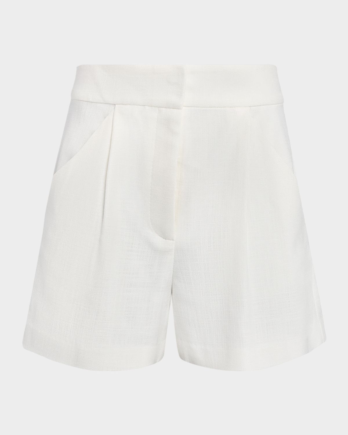 Veronica Beard Marbeau Pleated Shorts