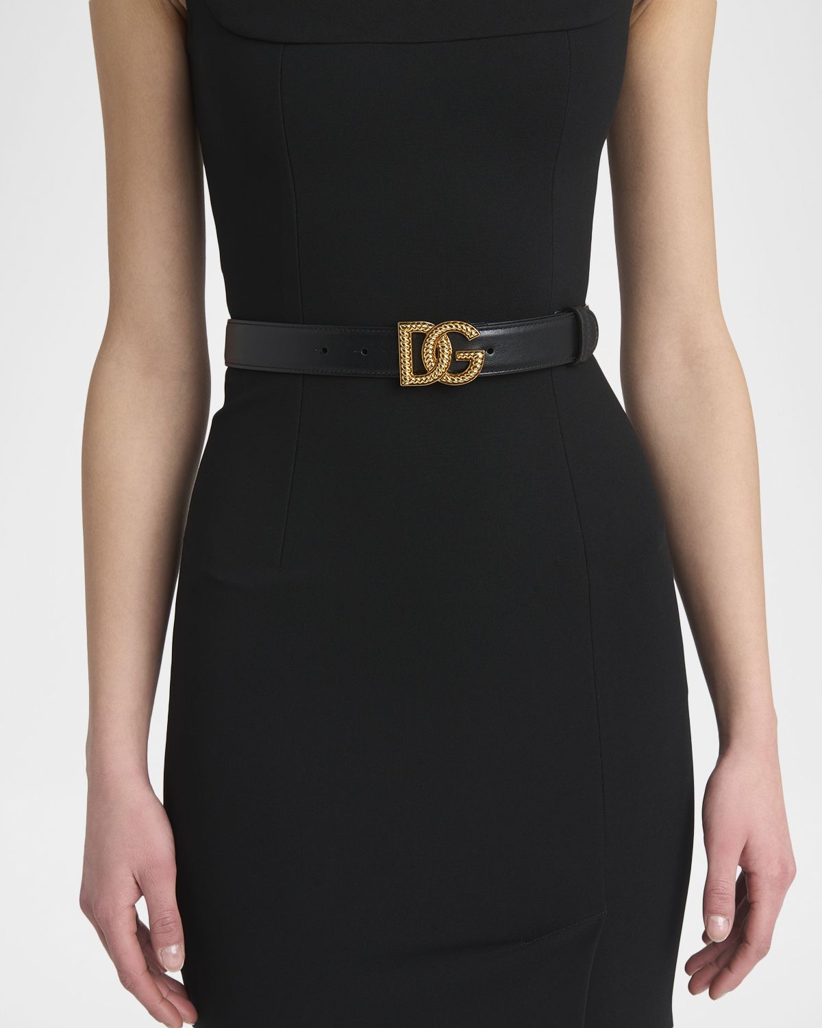 Dolce & Gabbana Leather Logo Buckle Belt | Thumbnail 5 Dolce & Gabbana Leather Logo Buckle Belt | Thumbnail 5