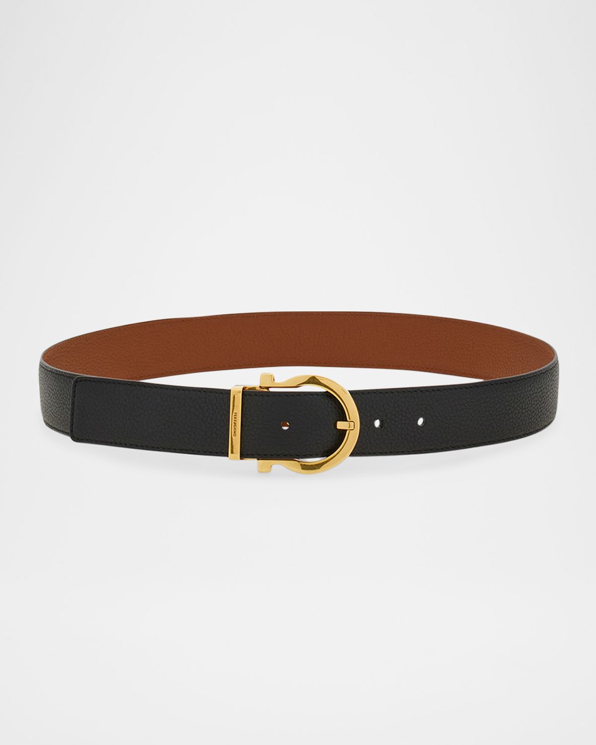 Ferragamo Donna Reversible Leather Belt