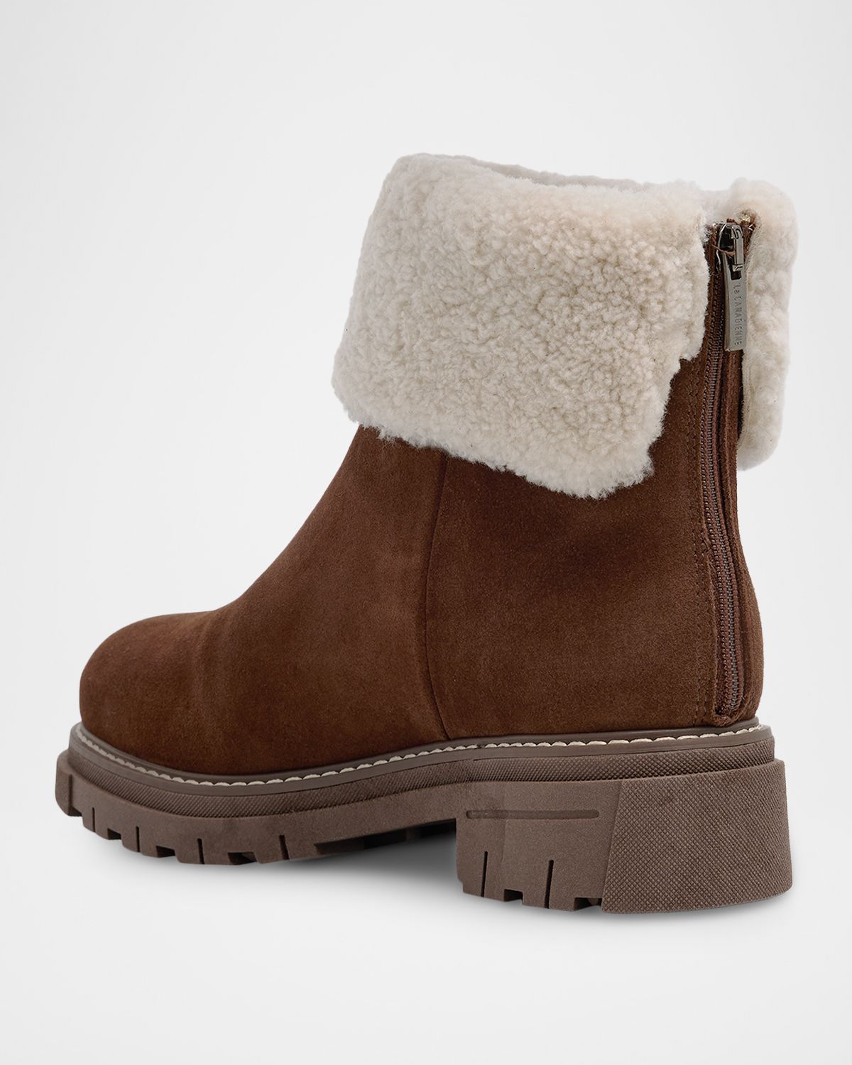 La Canadienne Dory Shearling-Lined Waterproof Suede Ankle Boots | Thumbnail 4
