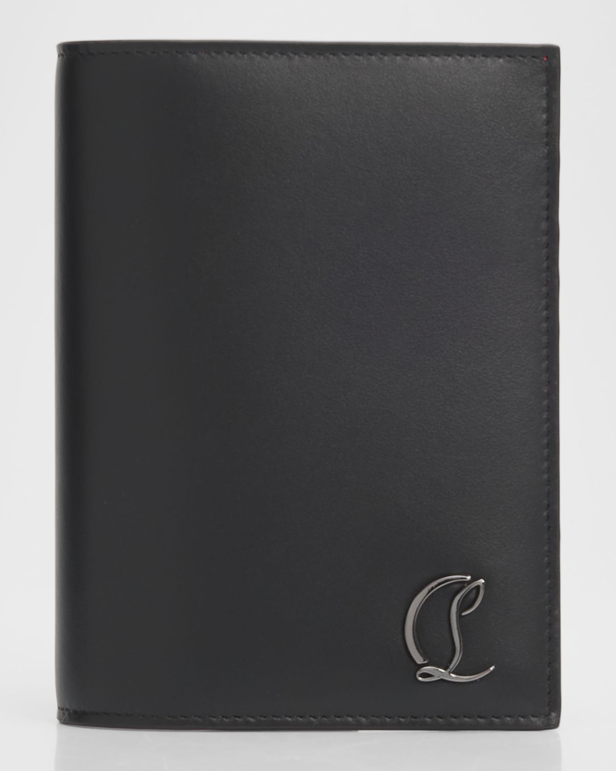 Christian Louboutin Men 's Mooncrest Leather Passport Holder