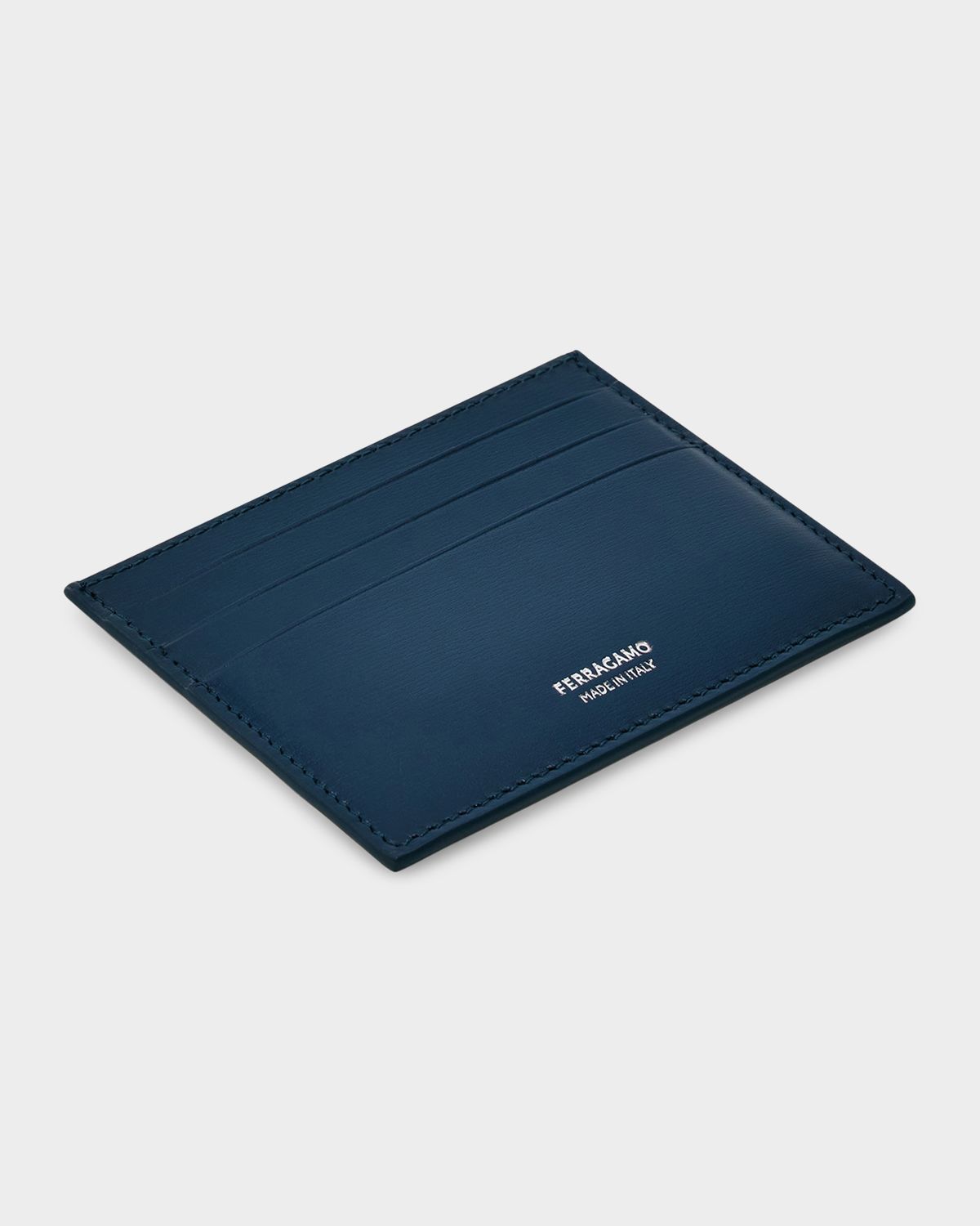 Ferragamo Men 's Florence Leather Card Holder