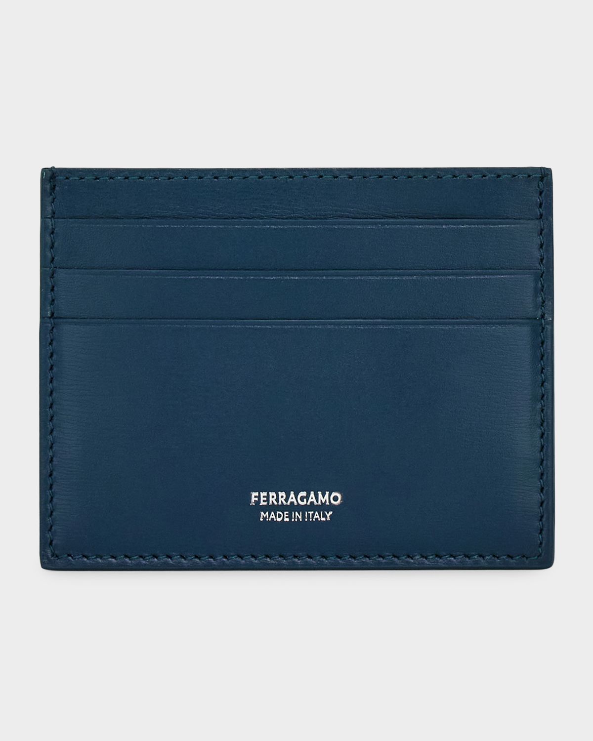 Ferragamo Men 's Florence Leather Card Holder