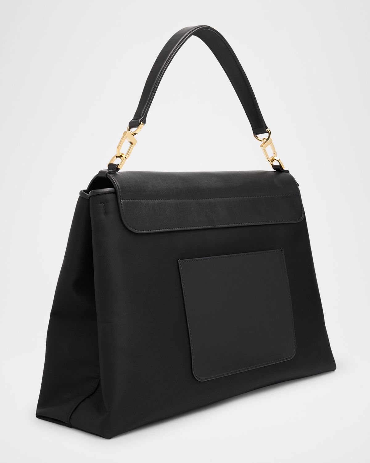Toteme T-Lock Nylon Satchel Bag | Thumbnail 4 Toteme T-Lock Nylon Satchel Bag | Thumbnail 4