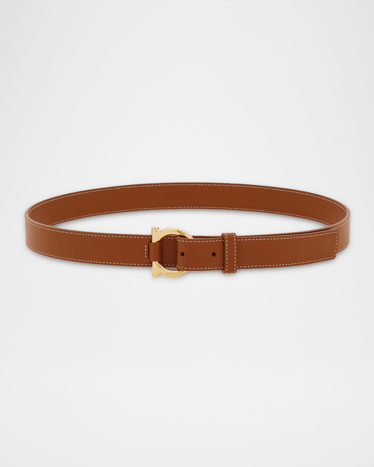 Ferragamo Donna Leather Gancini Belt