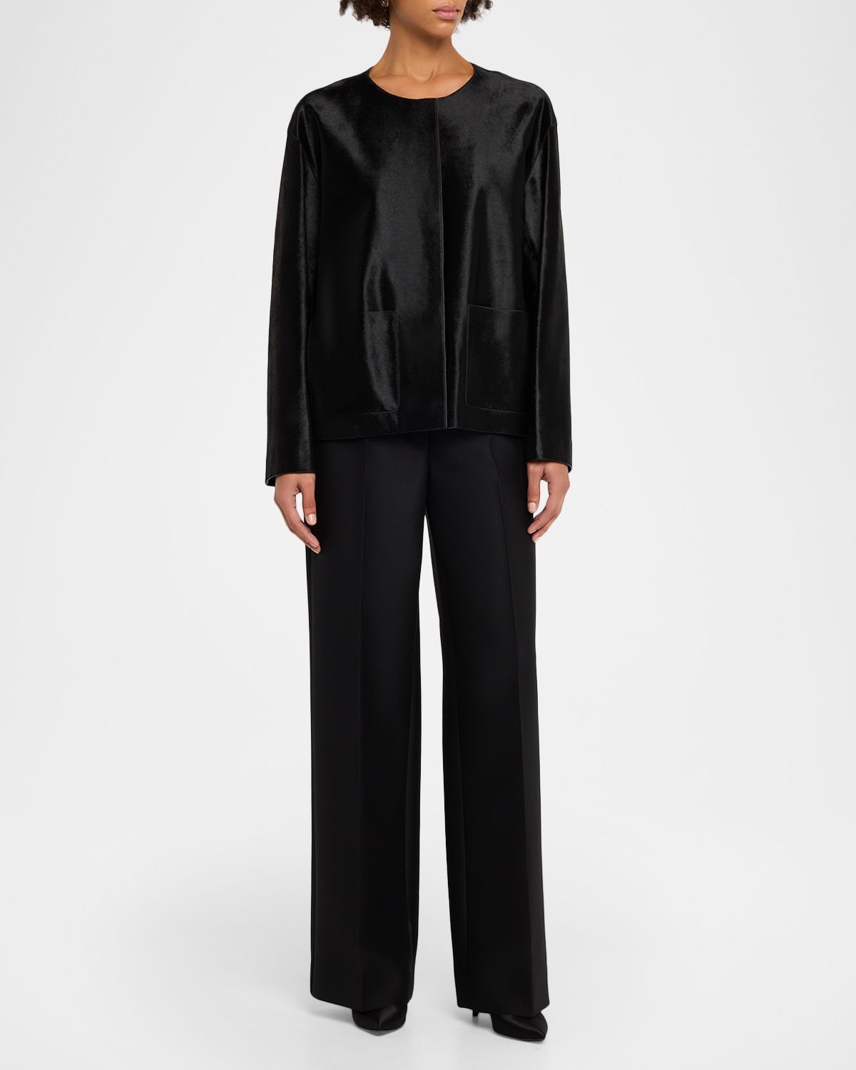 Lafayette 148 New York x The Morning Show Calf Hair Jacket