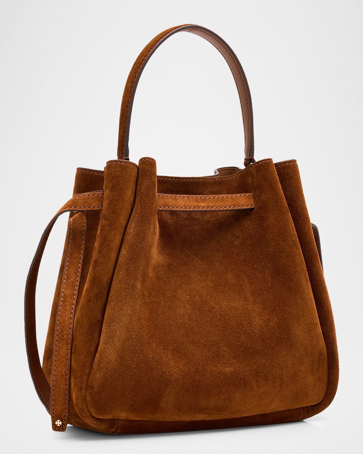 Tory Burch Romy Belted Suede Bucket Bag | Thumbnail 3