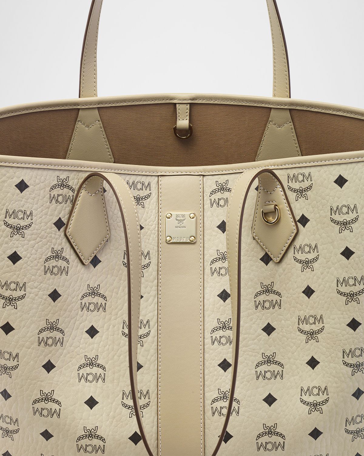 MCM Liz Medium Visetos Shopper Tote Bag | Thumbnail 5