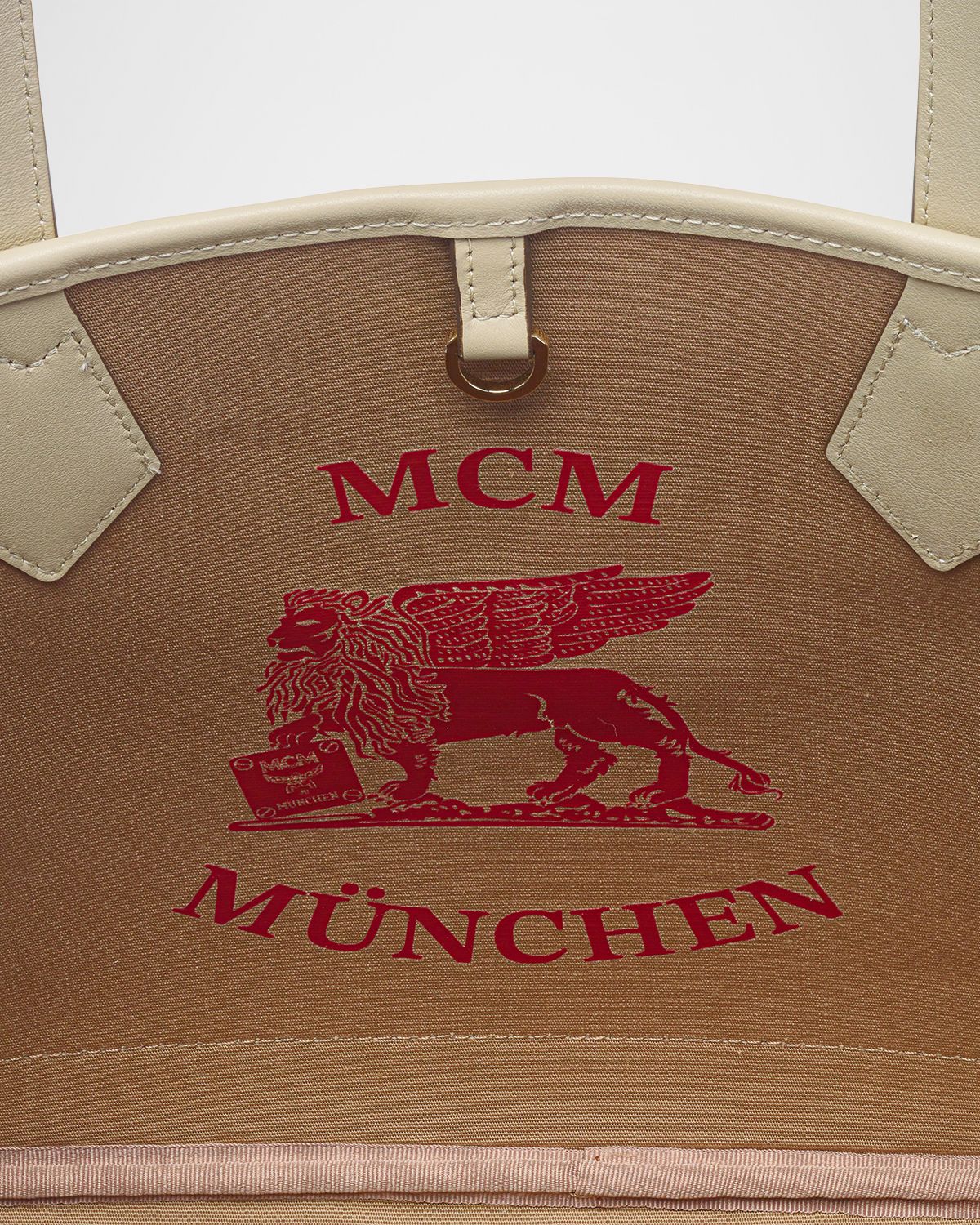 MCM Liz Small Visetos Shopper Tote Bag | Thumbnail 6