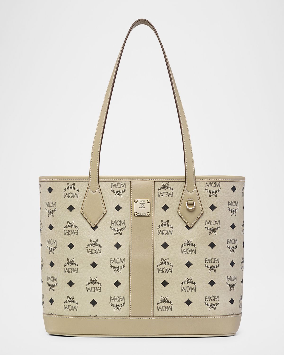 MCM Liz Small Visetos Shopper Tote Bag