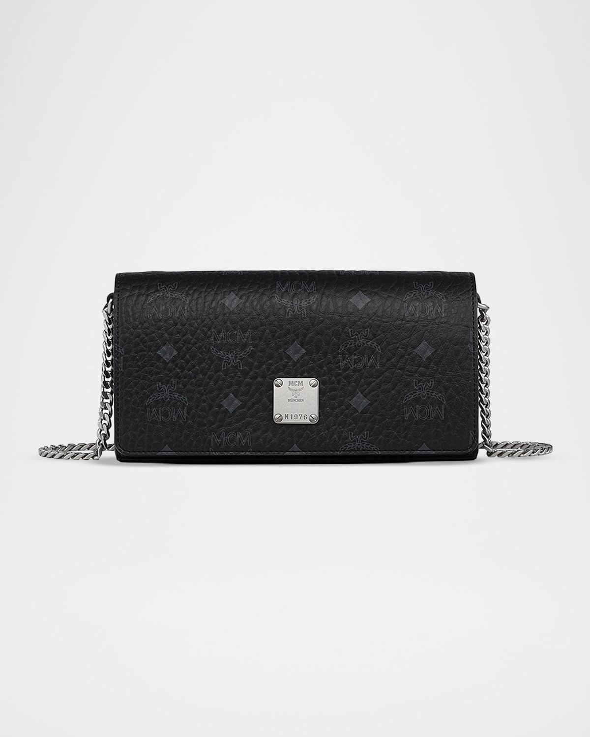 MCM Aren Mini Visetos Canvas & Leather Crossbody Bag