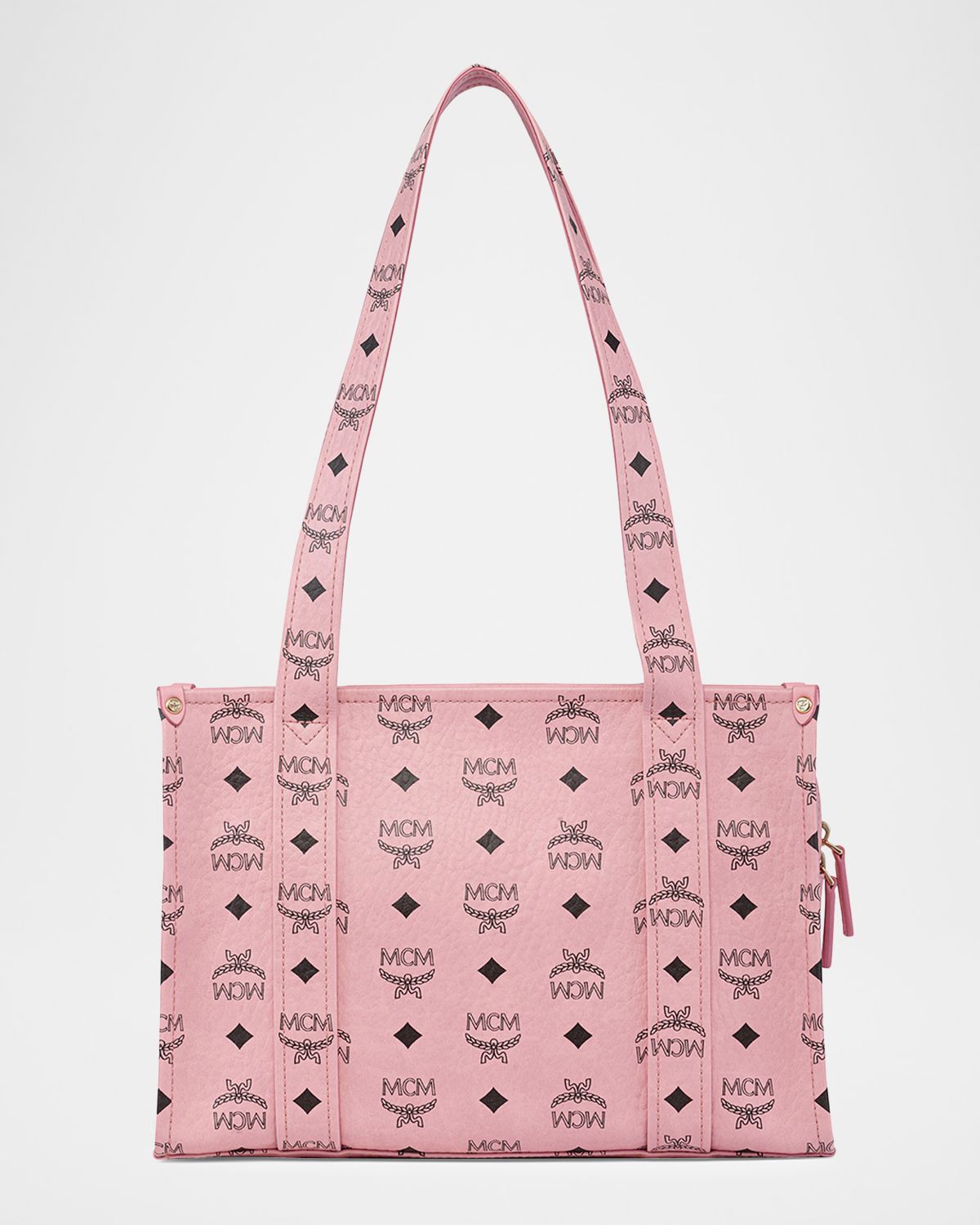 MCM Aren Visetos Canvas & Leather Small Tote Bag | Thumbnail 3