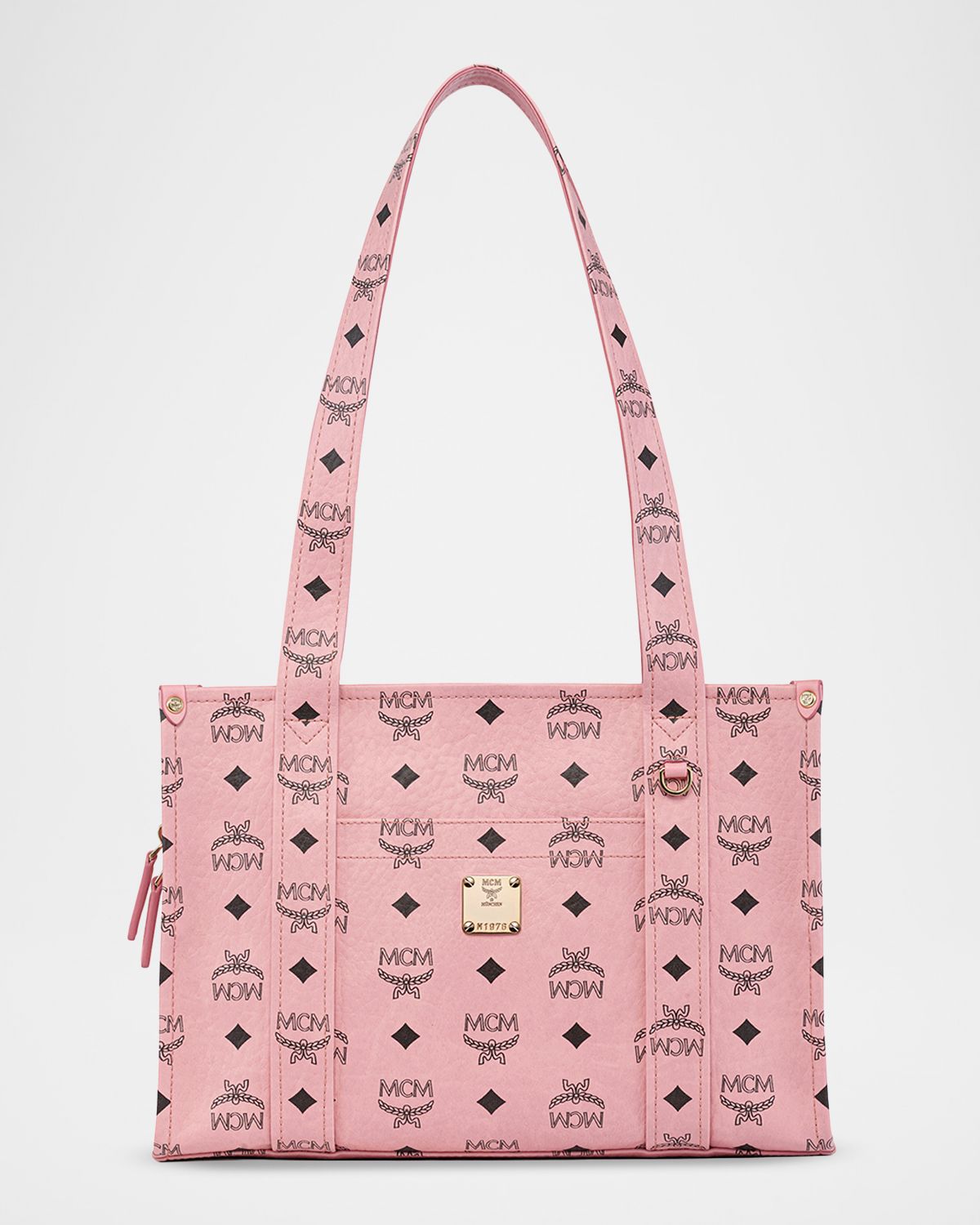 MCM Aren Visetos Canvas & Leather Small Tote Bag - Women's Bags