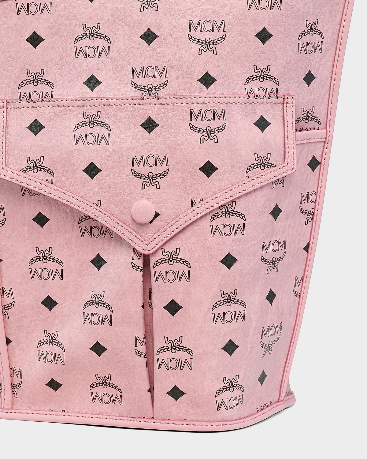 MCM Leni Visetos Shopper Tote Bag | Thumbnail 6