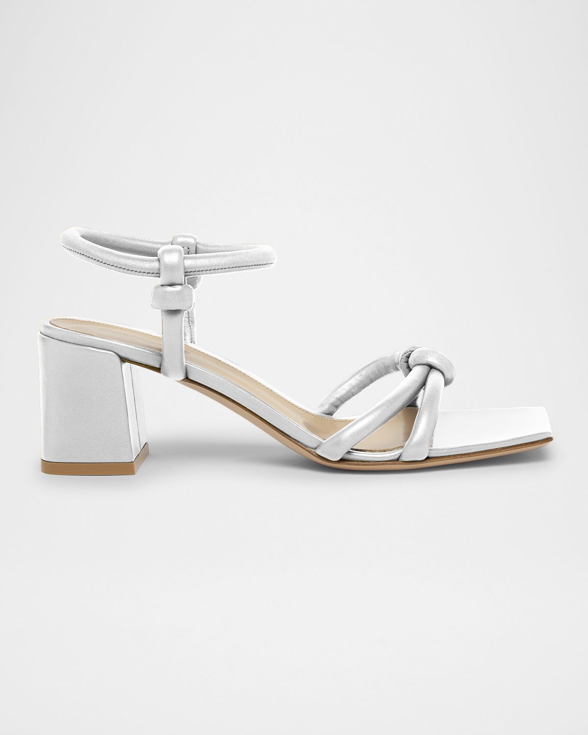 Gianvito Rossi Leather Knot Ankle-Strap Sandals | Thumbnail 6 Gianvito Rossi Leather Knot Ankle-Strap Sandals | Thumbnail 6