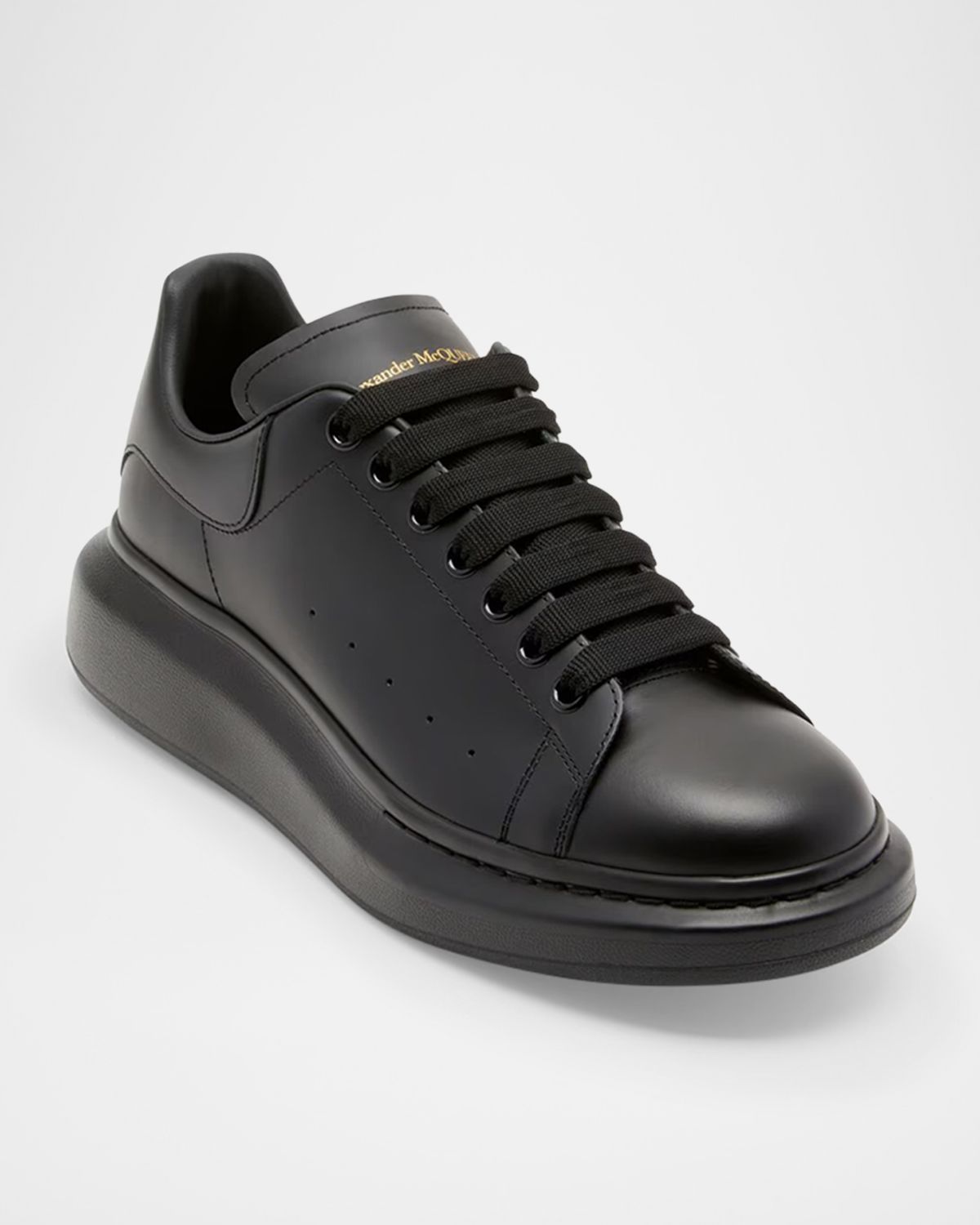 McQueen Men 's Smooth Leather Oversized Sneakers | Thumbnail 5