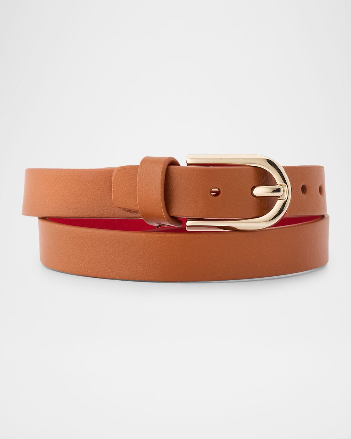 Christian Louboutin Bettina Double Wrap Bracelet in Leather
