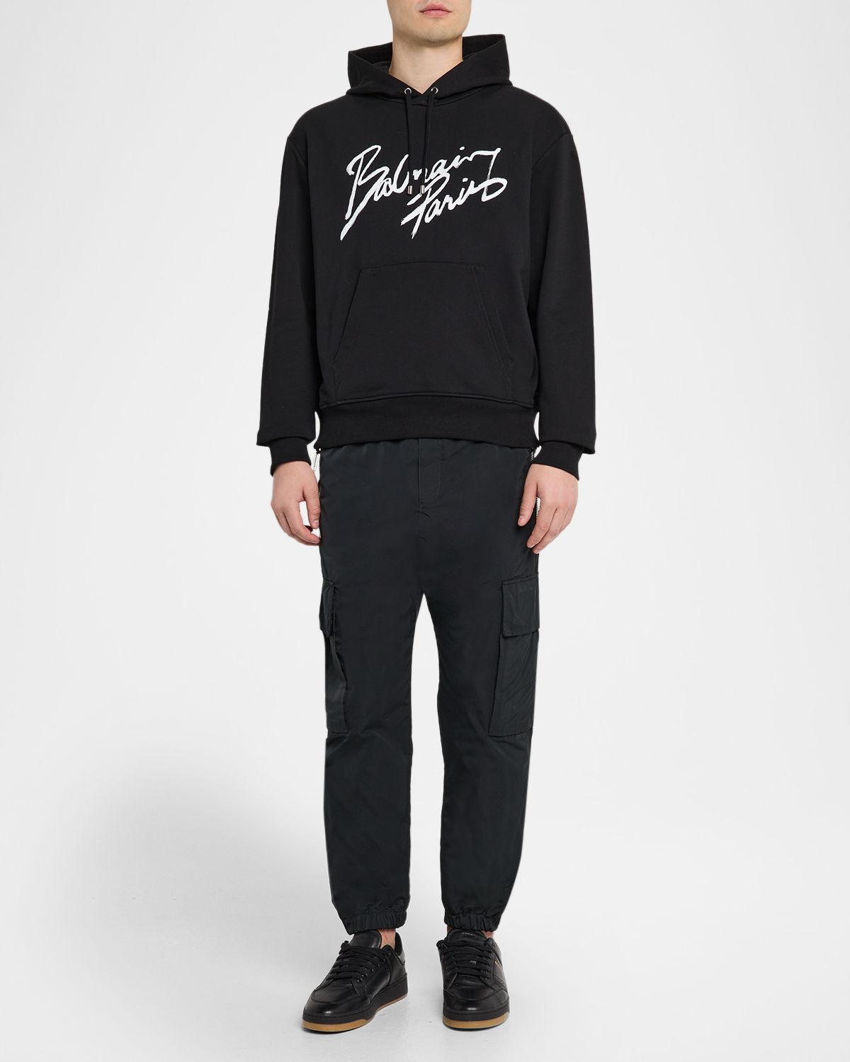 Balmain Men 's  Paris Cotton Hoodie