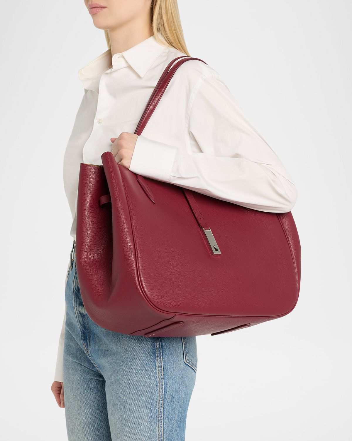 Polo Ralph Lauren Polo ID Large Leather Tote